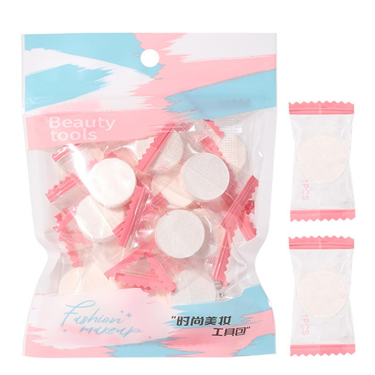 FRCOLOR 20pcs Compressed Facial Mask Sheets DIY Face Sheet Masks Bulk Portable Skin Care Treatment for Women Home Use