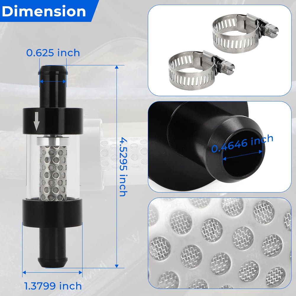 For Vehicles Truck Inline Heater Core Coolant Filter & Inspection