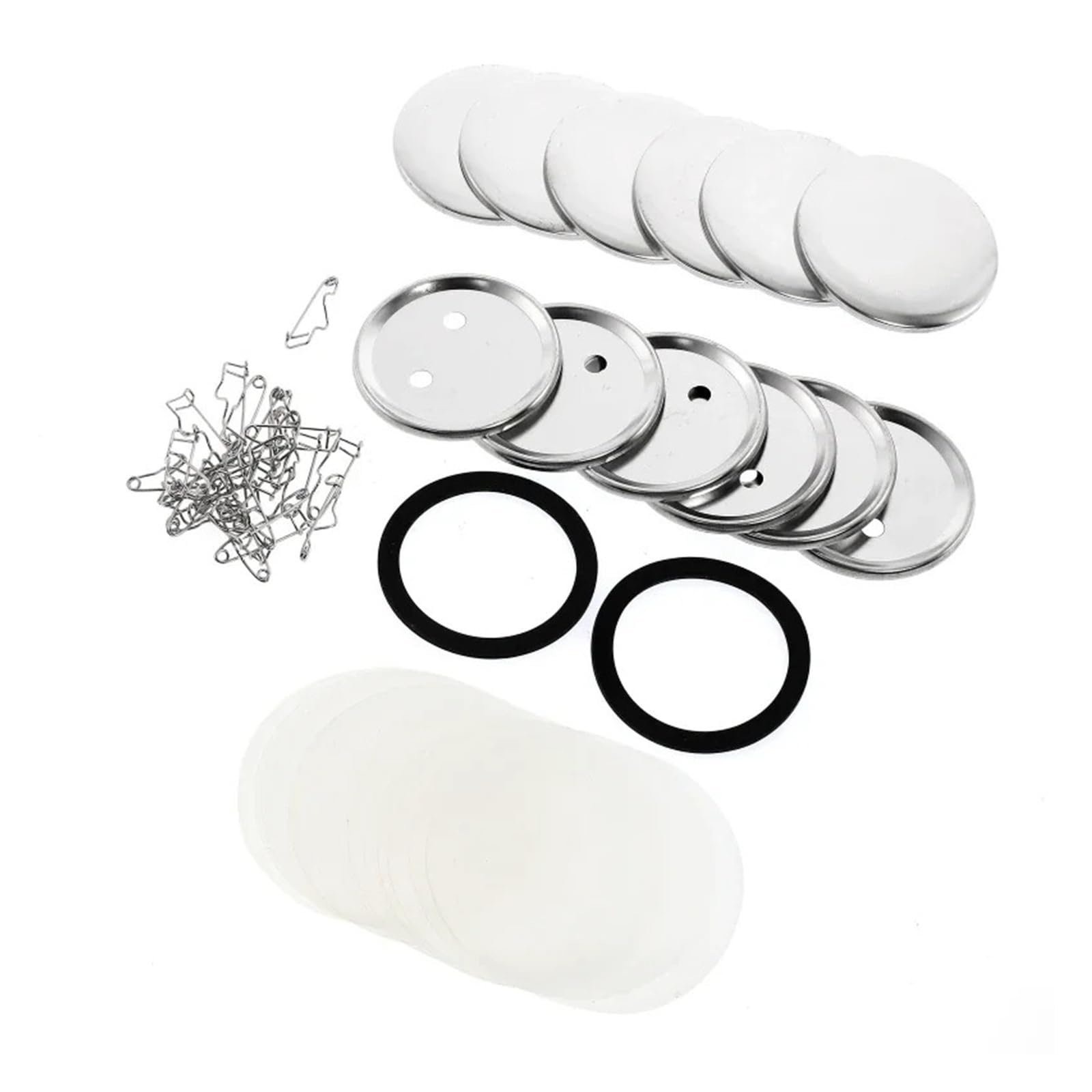 100 piezas de 25/32/37/44 m, consumibles for llaveros de doble cara, suministros for la fabricación de pines redondos Uso generalizado(37MM)