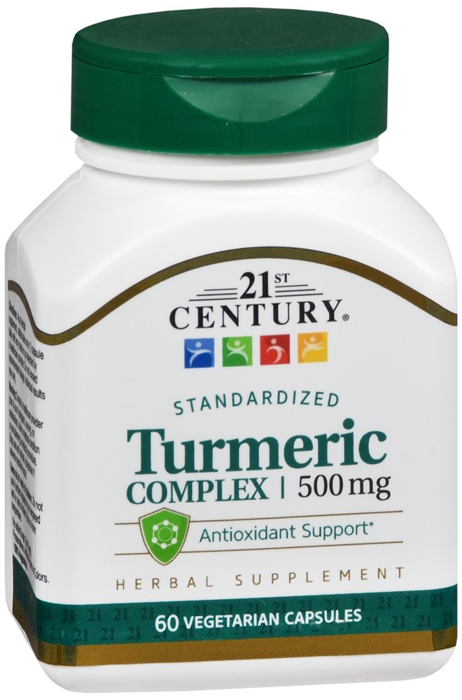 21st Century Turmeric Complex Capsules, Antioxidant Support, 60 Count 60 Count (Pack of 1)