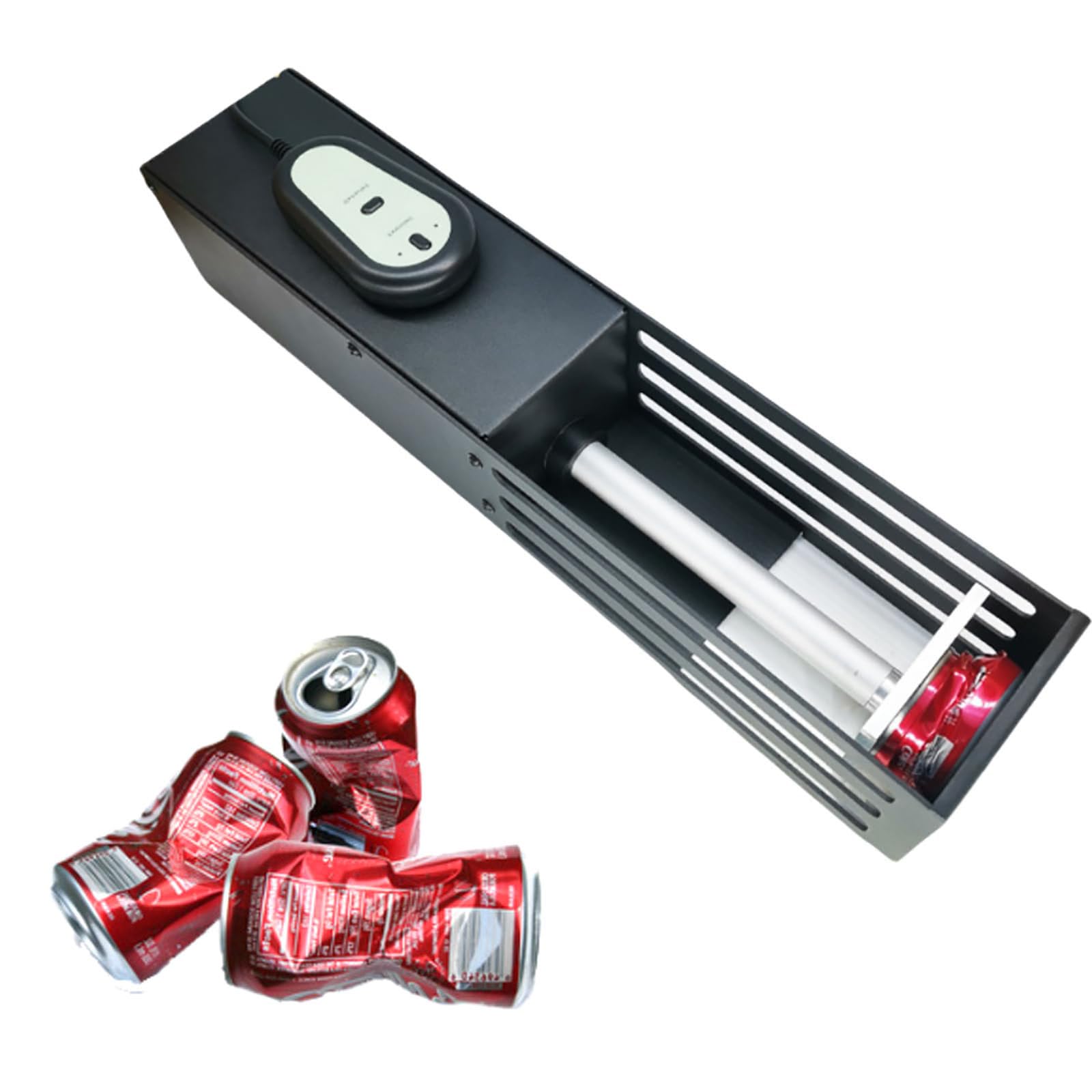 Compacteur De Canettes 2,5L - Broyeur De Canettes Aluminium Pour Recyclage Facile (noir)