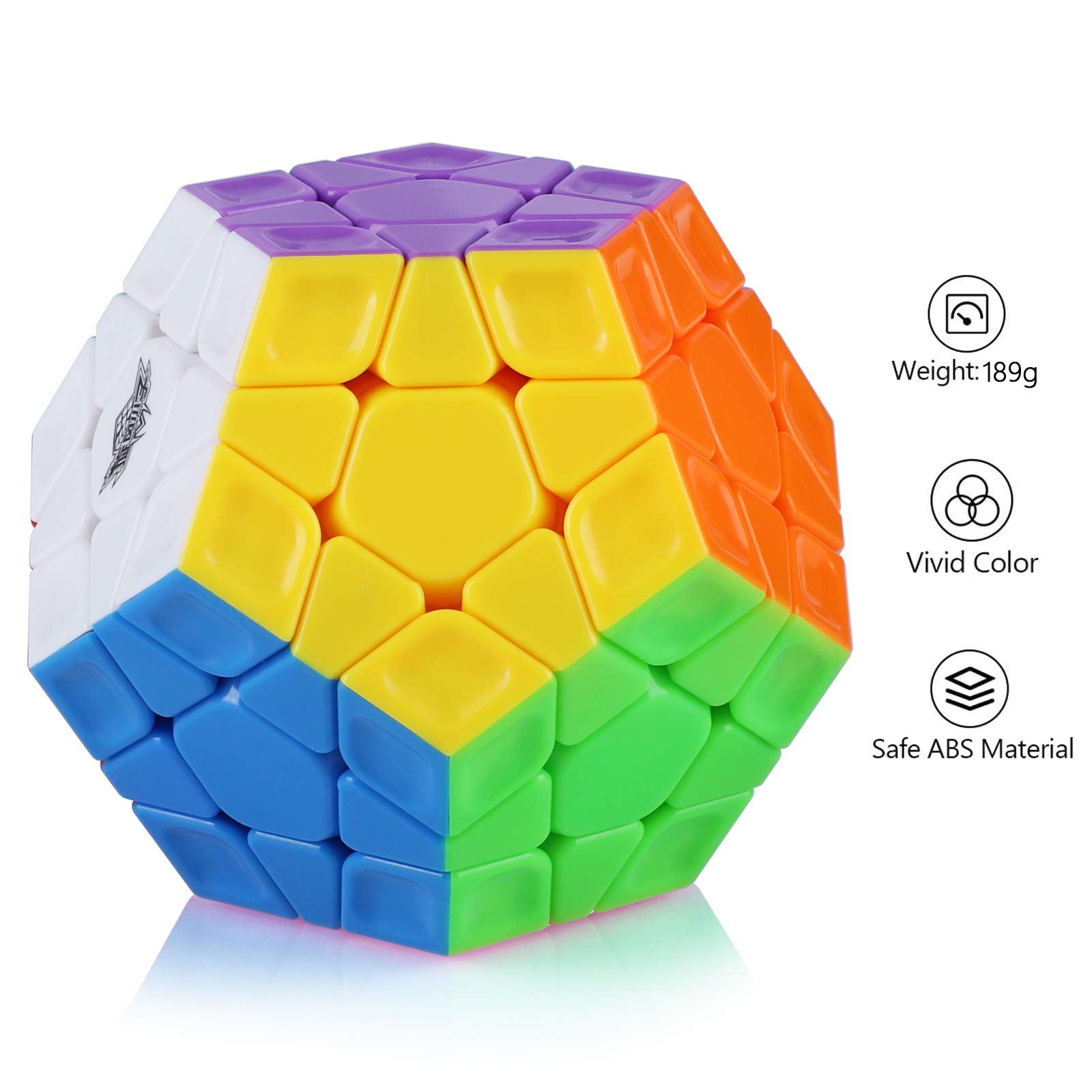 Bukefuno QY Toys Megaminx QiHeng S2 Cube 3x3 zonder sticker Magic Dodecaëder QiHeng V2 3 x 3 x 3 Pentagon 2024 Puzzel Cube Speed