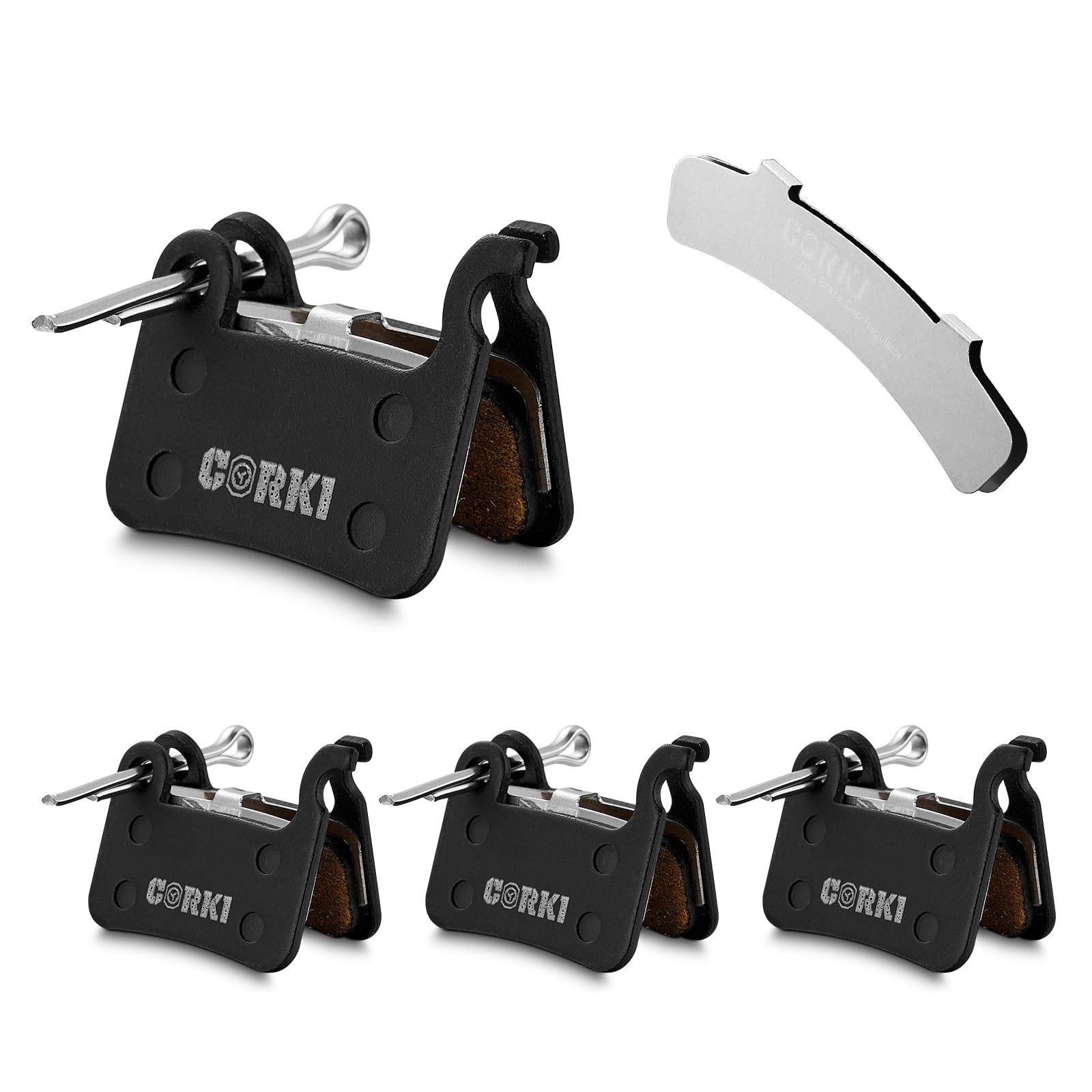 4 Paires De Plaquettes De Frein à Disque Pour VTT – Résine/céramique Métallique, Compatibles Shimano XT/XTR/Deore/SLX, 32x26,5mm
