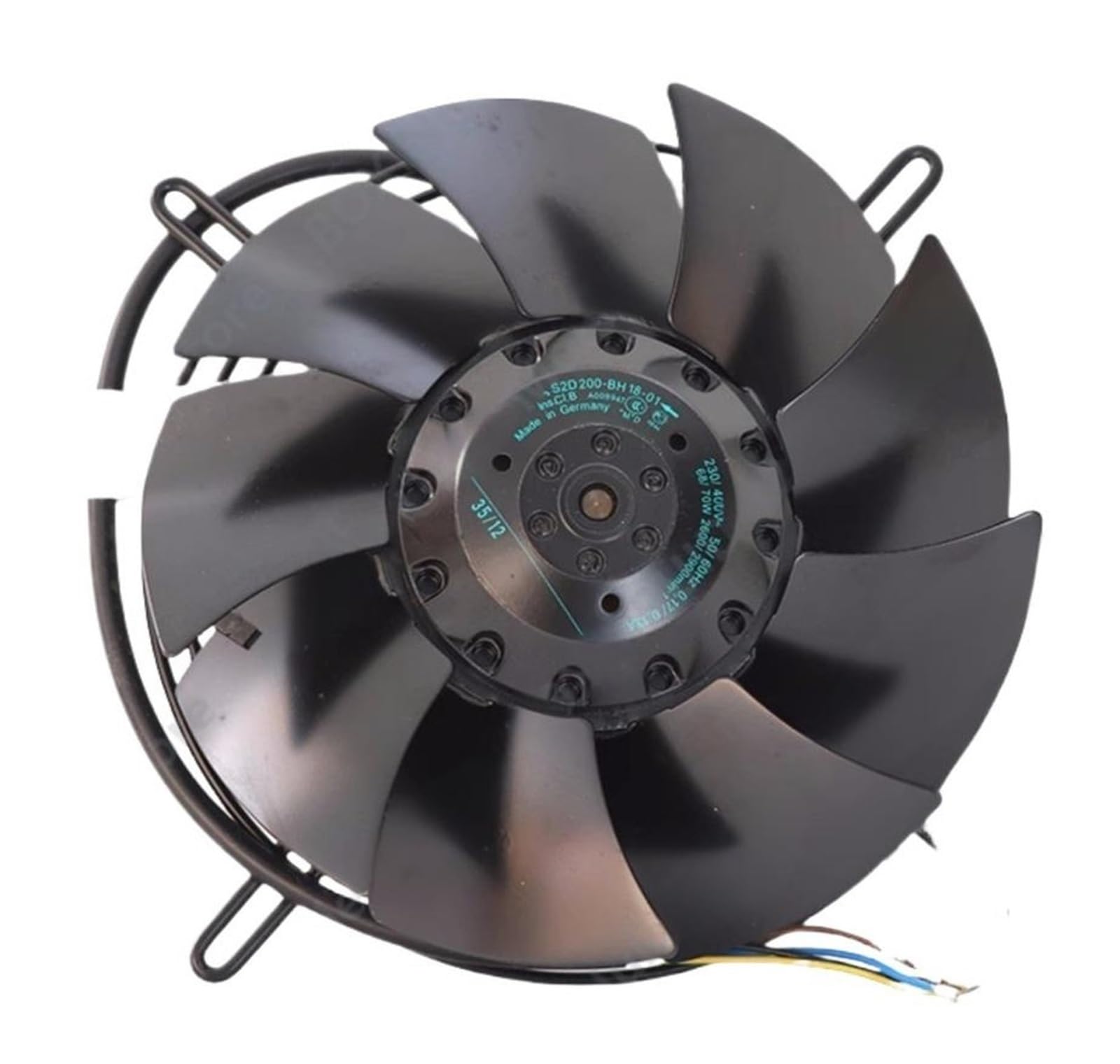 FSBNMNXPQ S2D200-BH18-01 400V 50/60Hz 0.17/0.13A 68/70W 2600/2900r/min 89Pa Fan