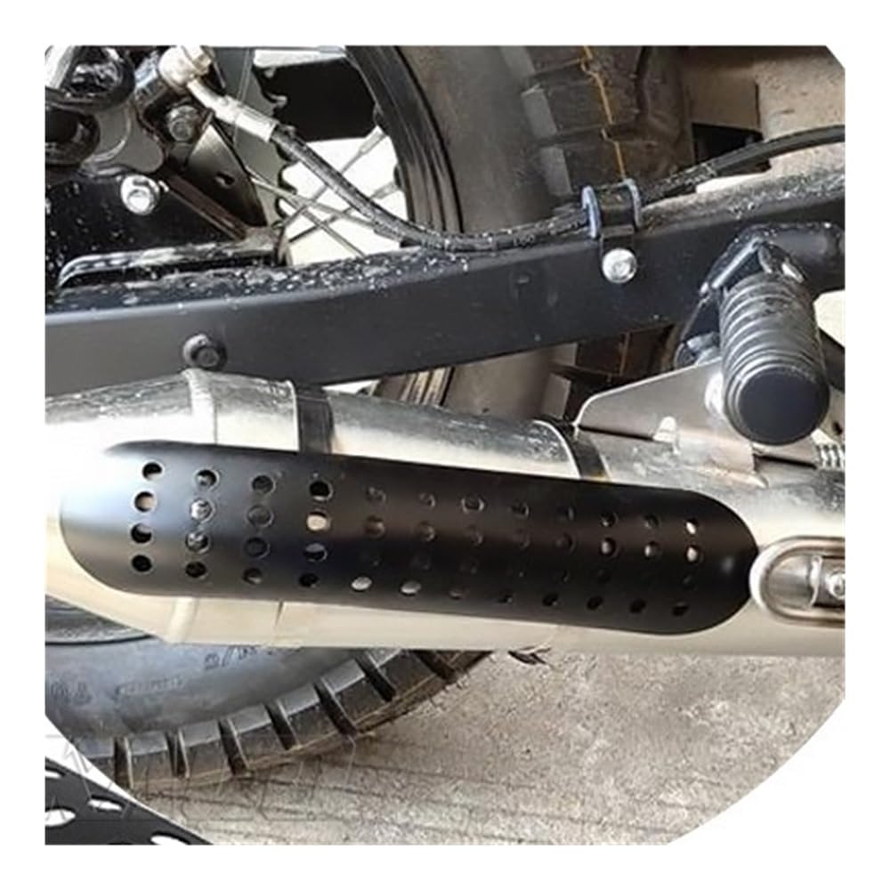 Protector De Calor para Tubo De Escape De Motocicleta Universal para H&Arley para Y&amaha Accesorios De Protección para Silenciador Capó Escape Moto