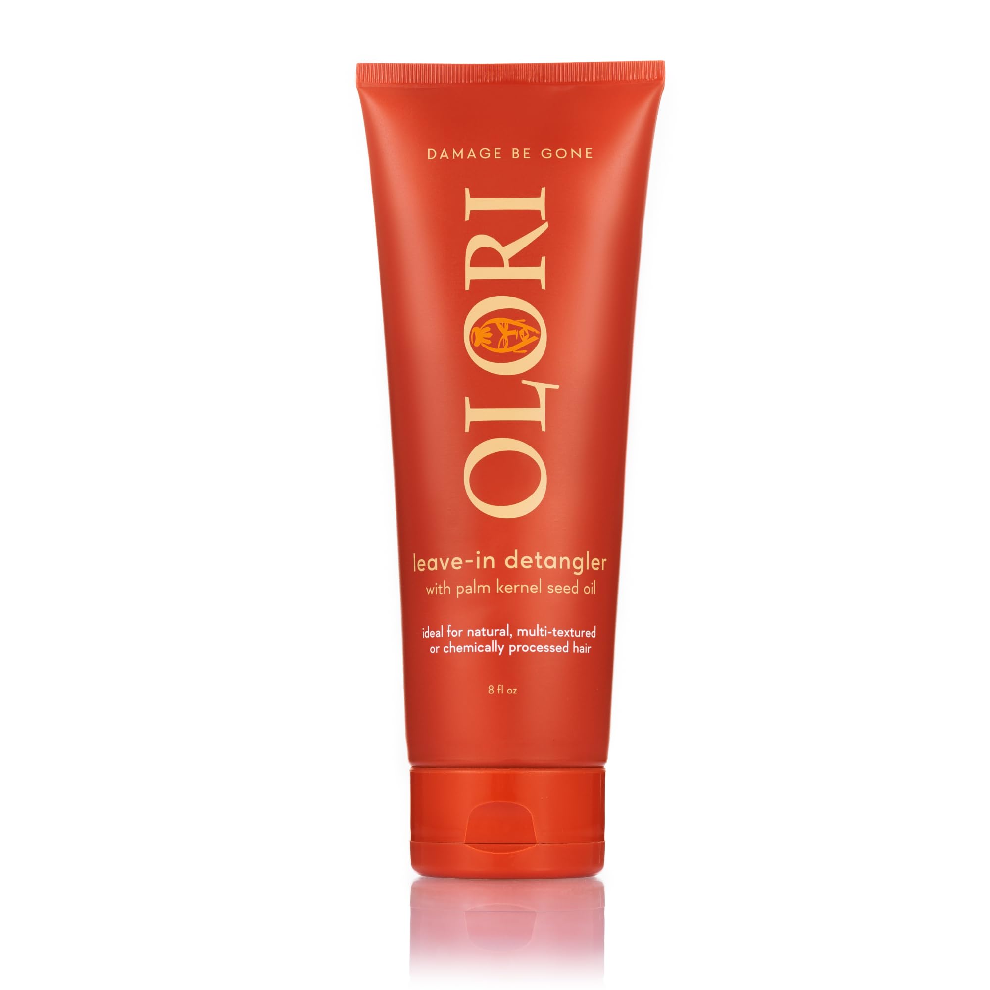 Olori Leave in Conditioner Cream & Detangler for Curly, Coily & Wavy Hair - For Women, Men & Kids - 8 oz Bottle