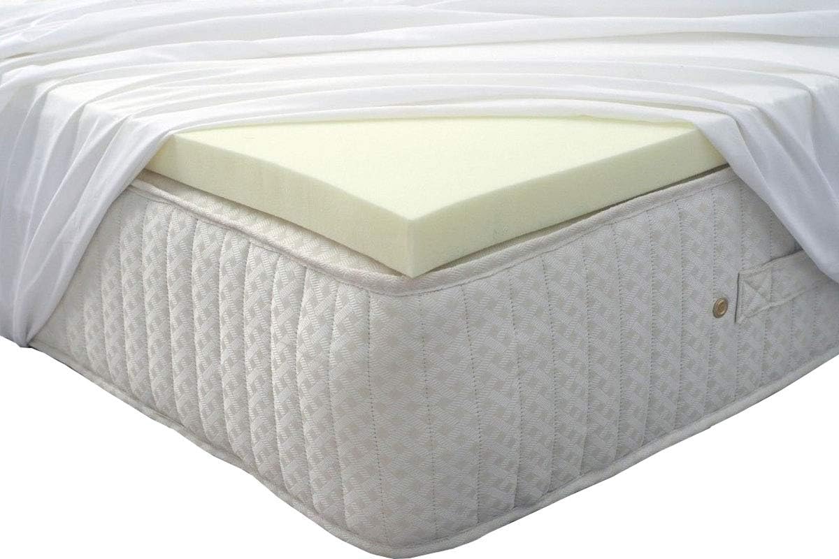 Chiltern Homes 100% Classic Memory Foam Mattress Topper Orthopedic Thickness (Single, 2.5cm (1"))