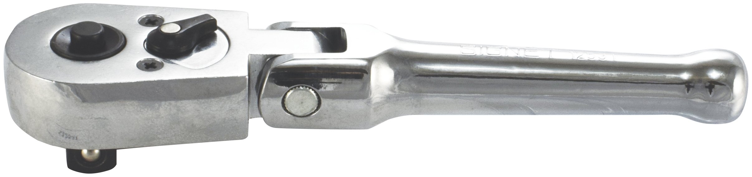 Signet 3/8 Drive Stubby Handle Flex Head Quick Release Ratchet S12531