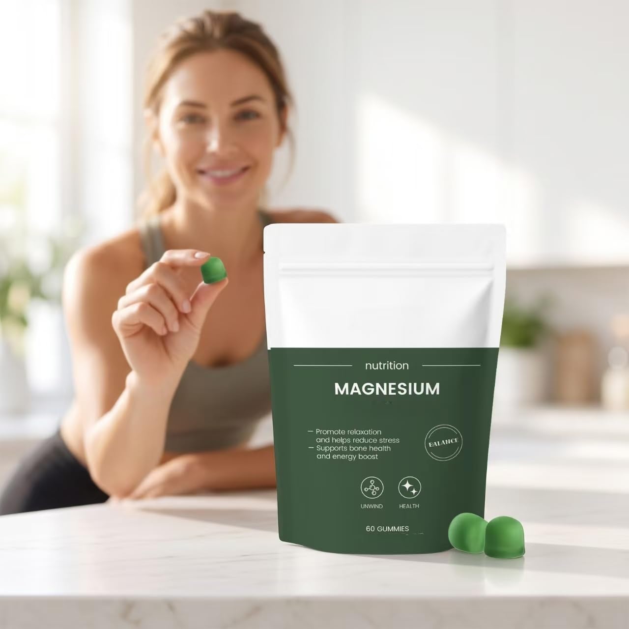 Magnez – relaks w nocy i wsparcie mięśni, 60 szt
