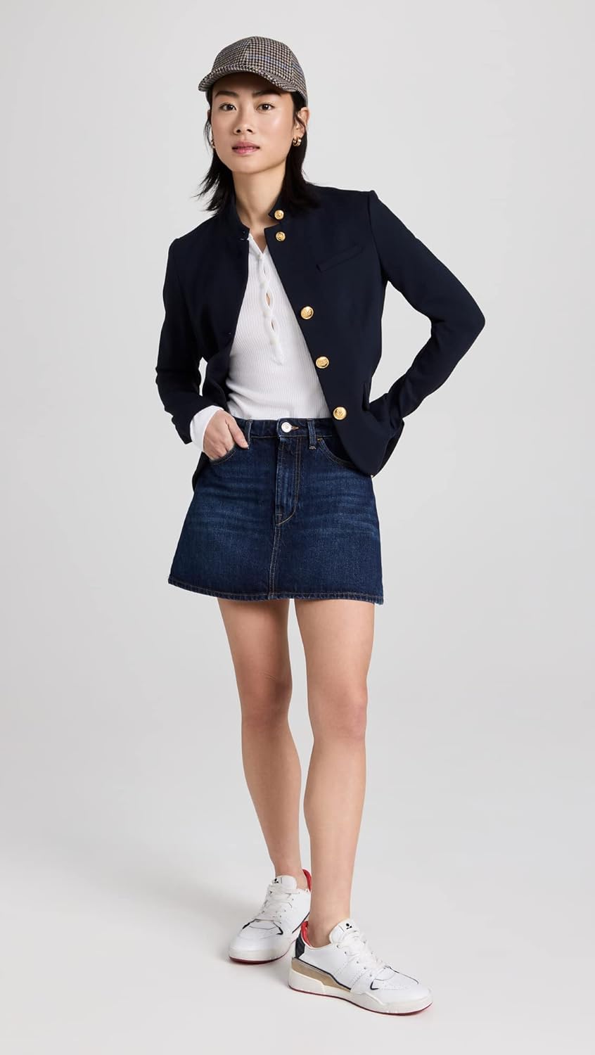 rag & bone Women's The Rib Knit Henley Top - Image 5