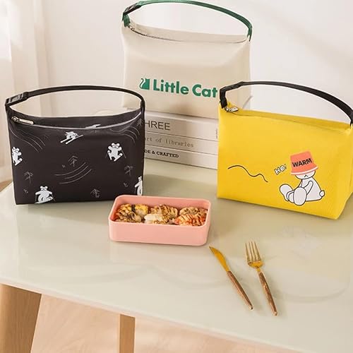 Miniatura 7 de Bolsa de almuerzo aislada para mujeres y hombres, lonchera de trabajo, bolsa enfriadora Bento, lonchera reutilizable para adultos, bolsa de almuerzo