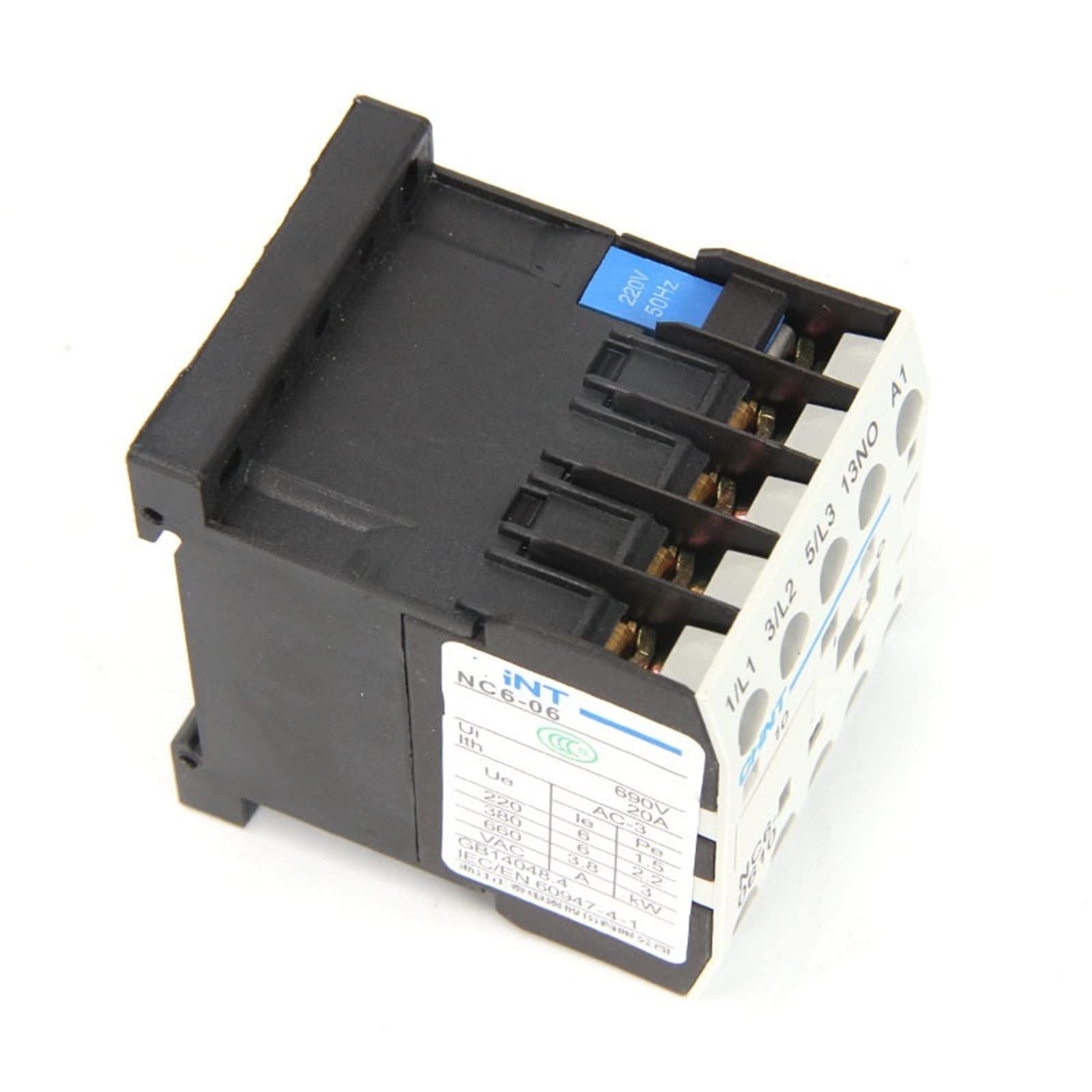 NC6-0910 NC6-0610 AC Contacteur NC6-0910 NC6-0901 NC6-0601 24V 220V Commutateur AC Contacteur NXC-09 1Pcs (Color : NC6-0601 220V)