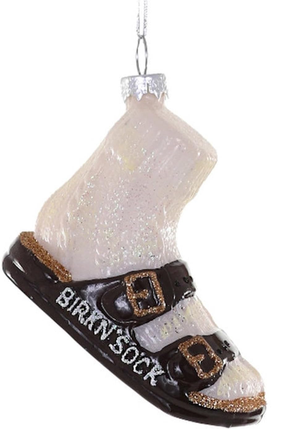 The Bridge Collection Socks and Sandals Ornament - Christmas Tree Ornaments - Hippie Sandals