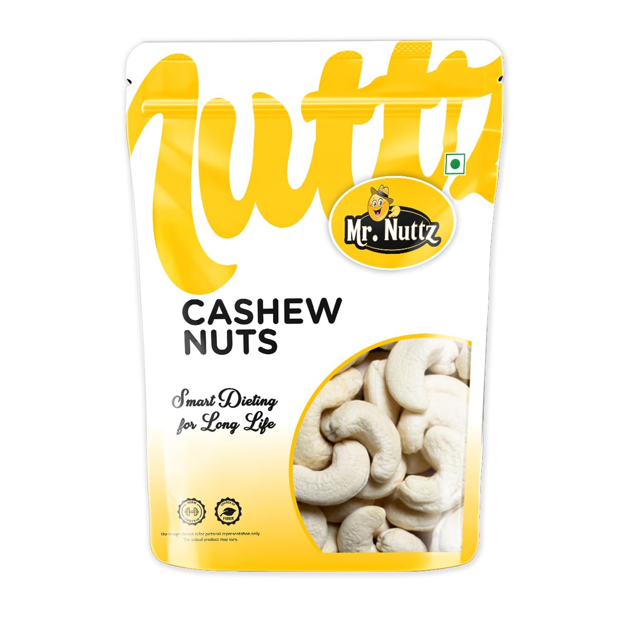 Mr.Nuttz Premium Whole Cashew Nuts - Creamy and Crunchy Delight | 250g Pouch | Perfect for Snacking, Cooking, and Gifting (B0D3F6ZV6M) Amazon Price History, Amazon Price Tracker