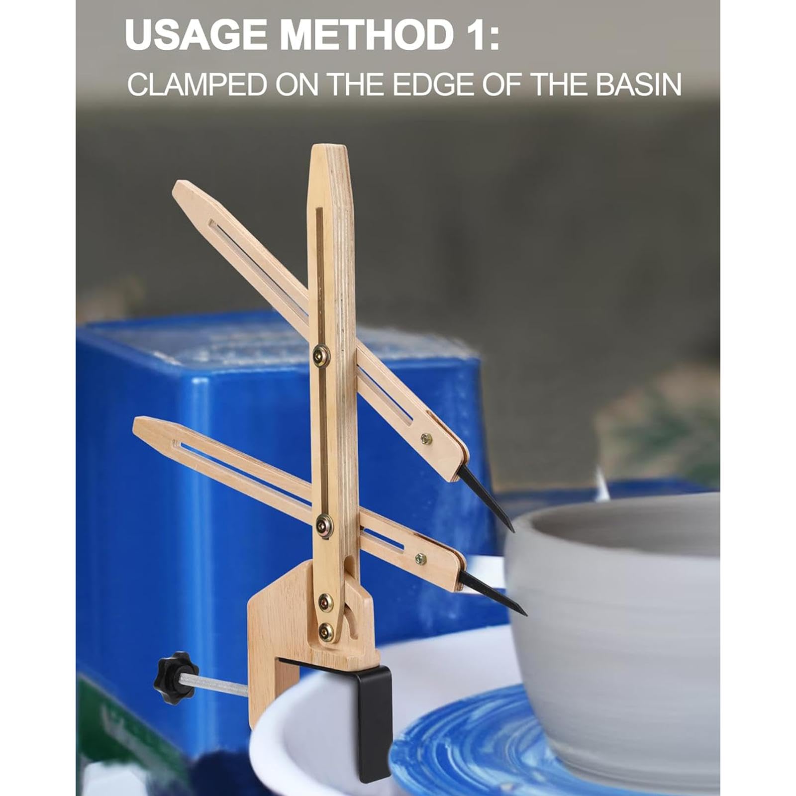 Pottery Throwing Gauge Holz Messlehre Modellierwerkzeug für Exaktes Arbeiten Und Kompakte Handhabung für Hobbytöpfer Und Haushalte
