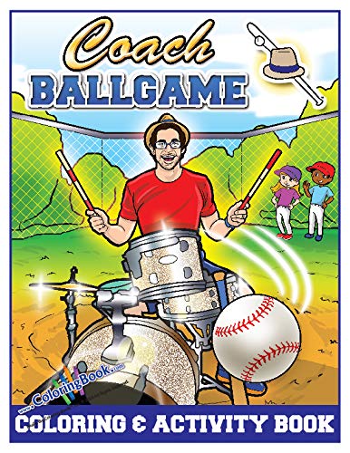 Coach Ballgame Coloring and Activity Book