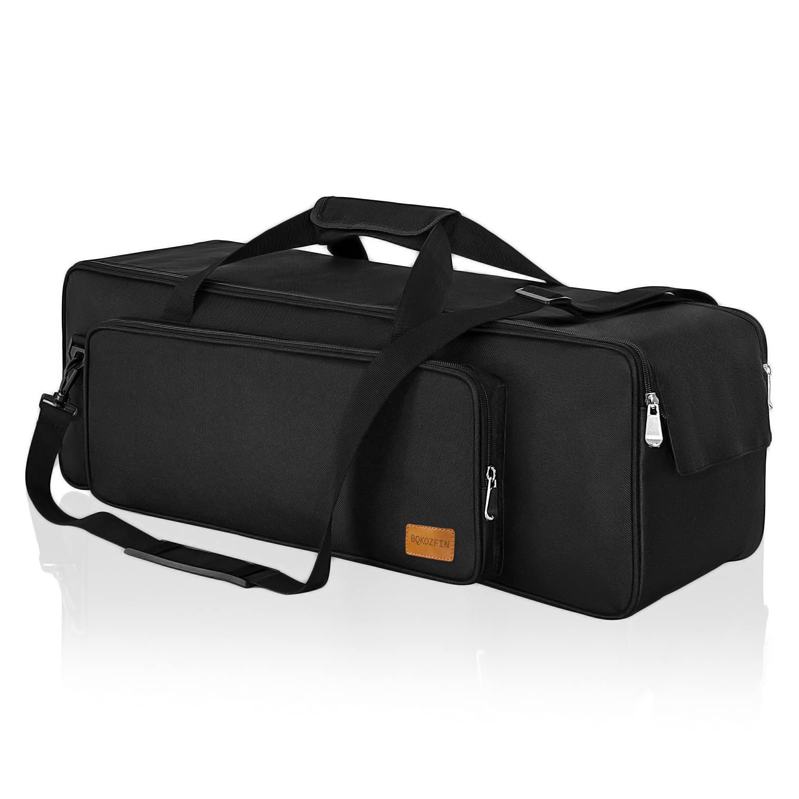 OUUTMEE Bolsa multifuncional para trípode resistente con asa para luces, altavoces, cámaras, horcas, soporte para micrófono, color negro, negro B, S-80x21x21cm, moderno