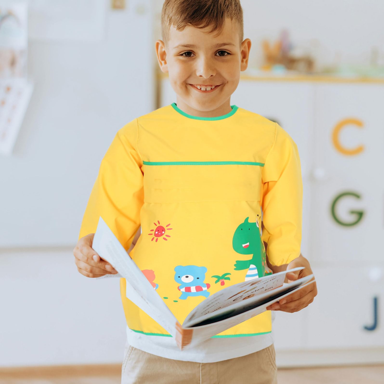 ibasenice 3 Pezzi Grembiule Per Bambini Arte Grembiuli Per Bambini Grembiule Bambini Grembiule Da Pranzo Pittura Grembiule Artista Grembiuli Bavaglini Per Bambini Pittura