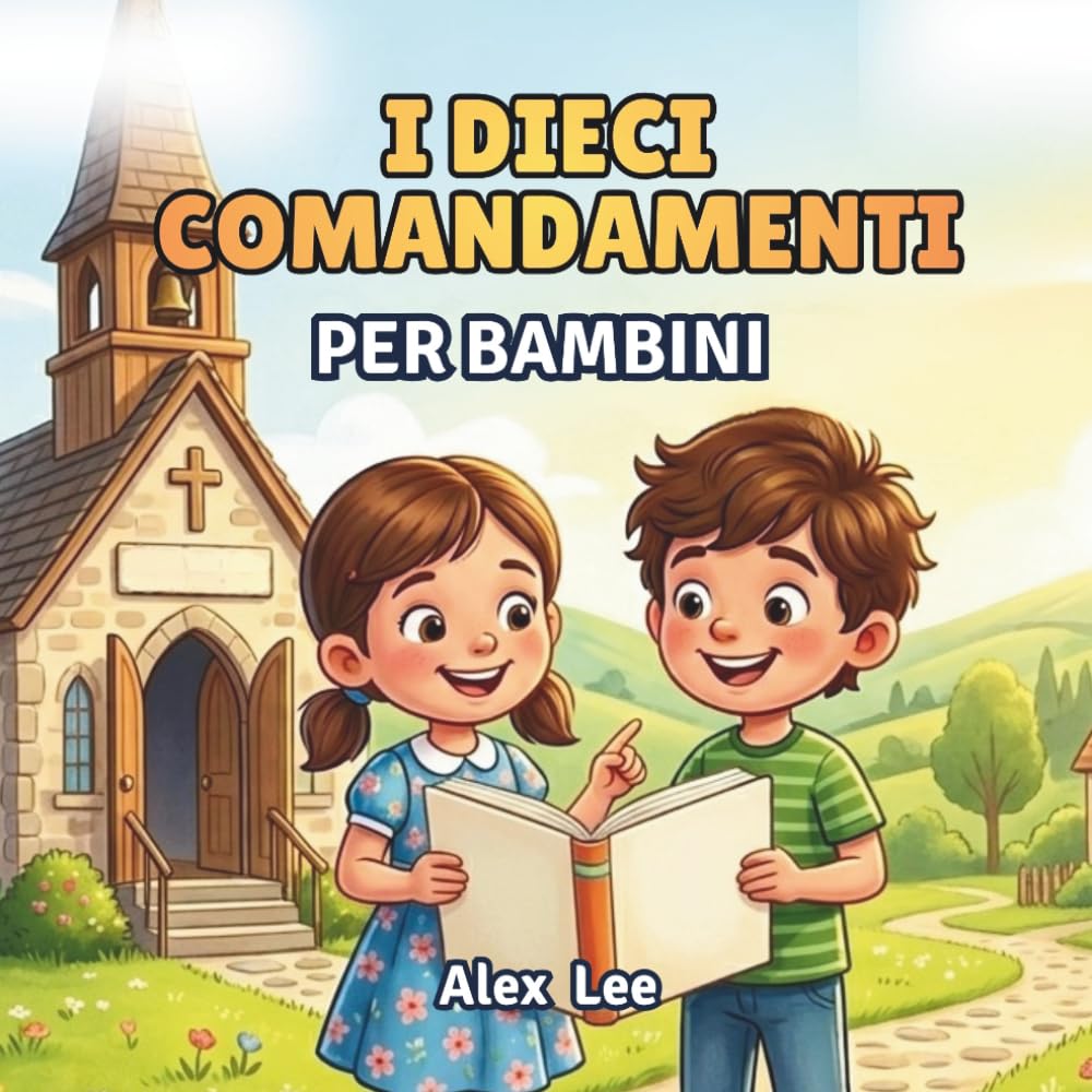 I dieci comandamenti per bambini: Una guida biblica illustrata che aiuta i bambini a comprendere i comandamenti di Dio, costruire un buon carattere e crescere nella fede.