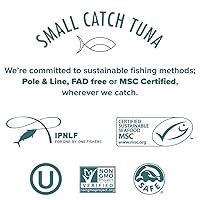 Vista 7 de Tonnino Filetes de atún bajos en calorías y sin gluten de aleta amarilla en aceite de oliva, 6.3 onzas, pimienta negra (paquete de 6)