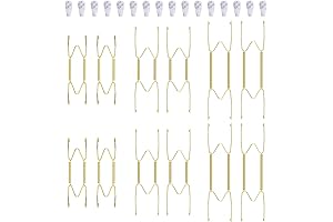 12 Pack Plate Hangers, Wall Plate Holders for 6-10.5 Inch Decorative Plates and Arts