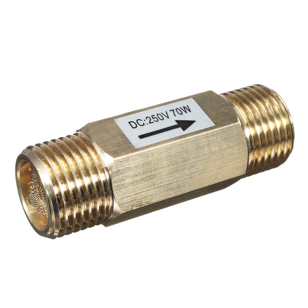 Generic Brass Water Flow Control Switch Magnetic Type Fluid Flowmeter Counter