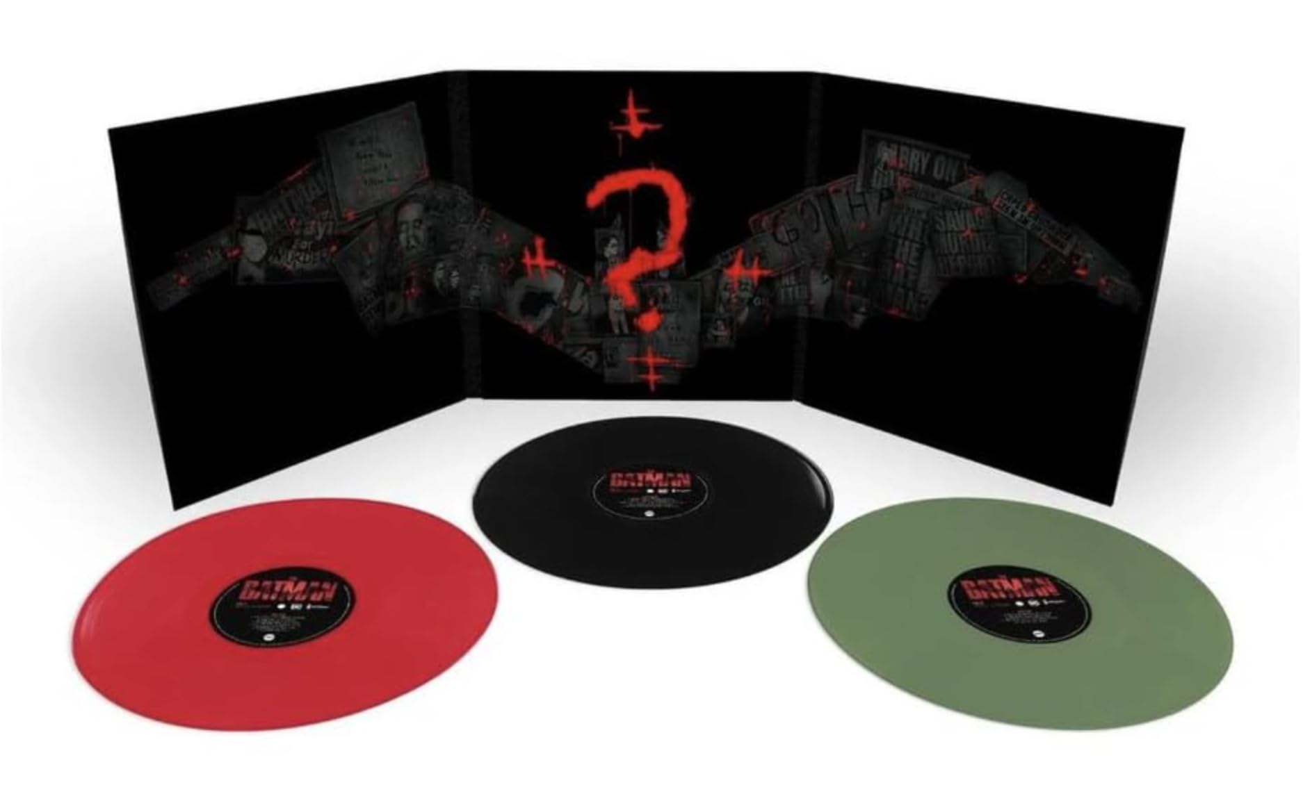 . Batman Original Soundtrack Limited Exclusive Red, Black & Green Edition