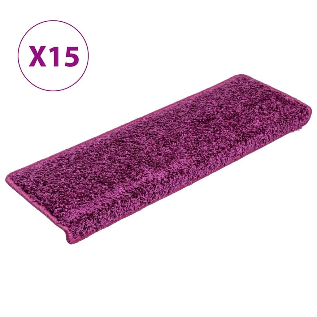 Maty Na Schody 15 Szt. 65x21x4 cm Fioletowe Prostokątne Nakładki PP