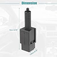 Vista 2 de Interruptor de luz de freno de 2 pines compatible con Nissan Sentra, Altima, Titan, Armada, Frontier, Infiniti I35, 350Z, Suzuki, etc. – Reemplaza