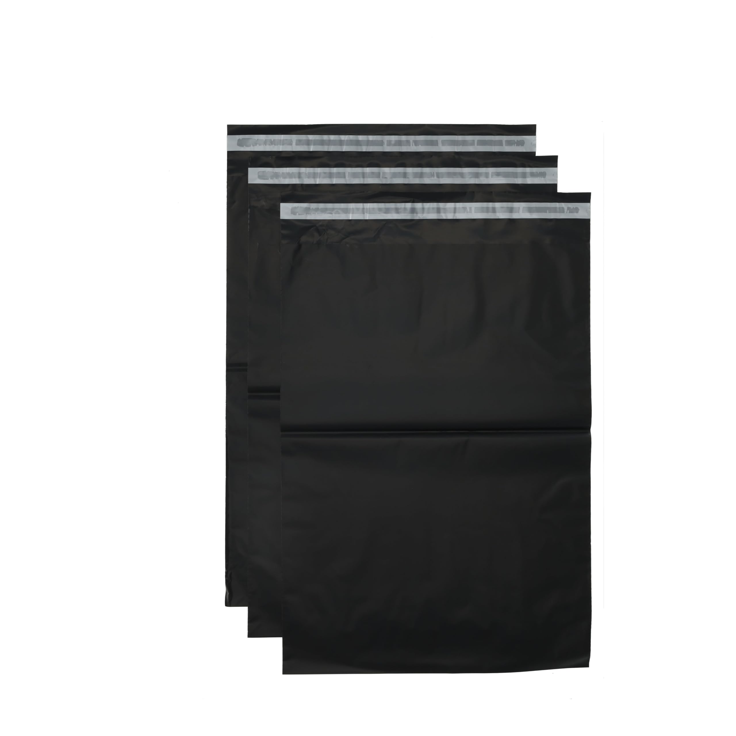 Sacs d'expédition noirs - 500x700mm avec bande adhésive - 250 pièces
