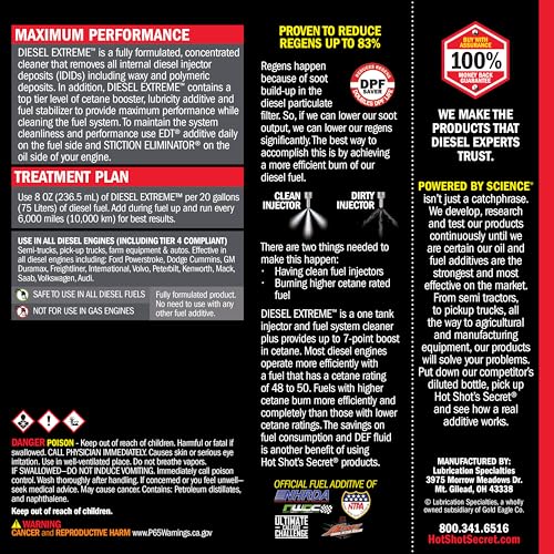 Hot Shot's Secret - P040464Z Diesel Extreme Clean and Boost - 64 fl. oz.
