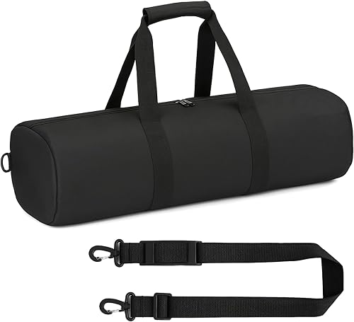 BOWENS Bolsa de trípode acolchada de 24 pulgadas y funda para trípode, soporte de micrófono de alta calidad y bolsa de soporte para altavoz con