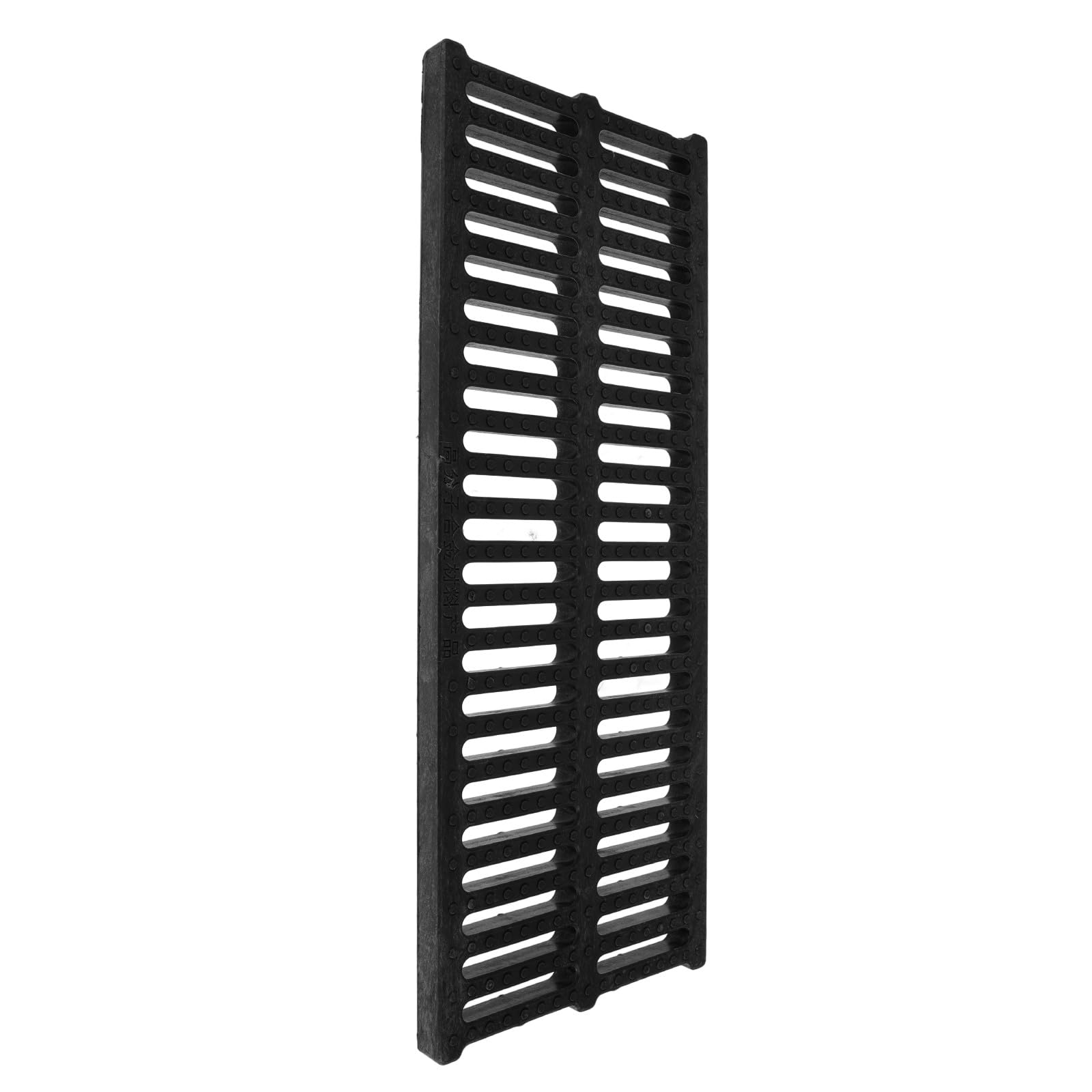 Couvercle de drain rectangulaire noir Hohopeti pour évacuation intérieure et extérieure