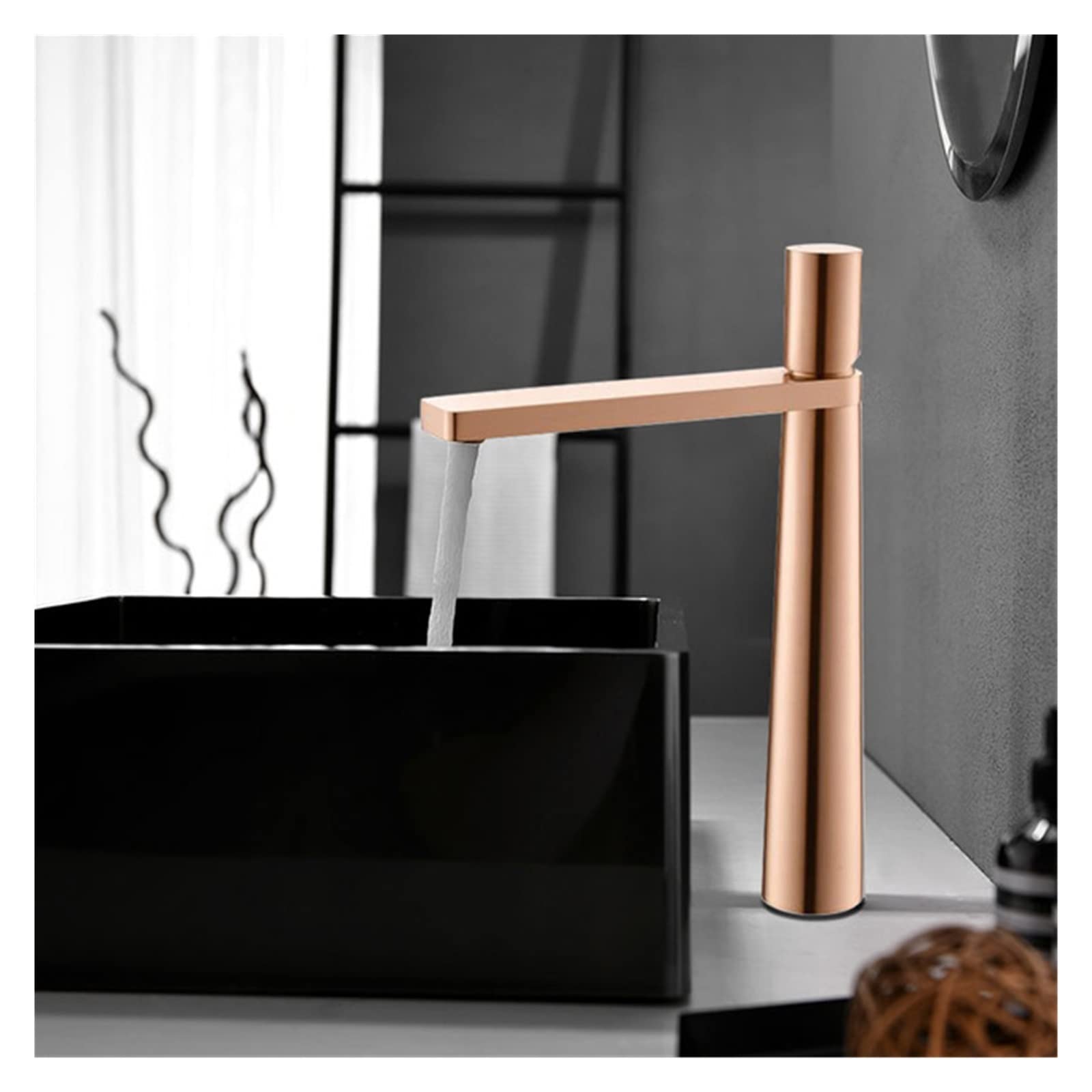 Robinet de lavabo chaud et froid mitigeur avec cartouche en céramique
