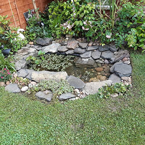 Maykar Pond Liner 4.7 Mil Hdpe, Fish Pond Liners For Outdoor Ponds, Highly Flexible, Water Garden Pond Liner Black, Natural Looking Ponds, 3X6M 4X9M 6X8M (Size : 1X1M/3X3Ft) #TOP3