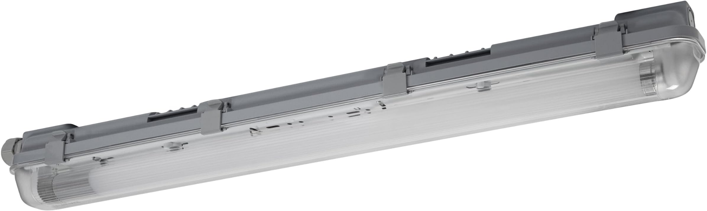 Submarine Moisture-Proof Light with Motion Sensor 60cm 8W, LED Light in Gray, IP65 Protection, for Warehouses and garages