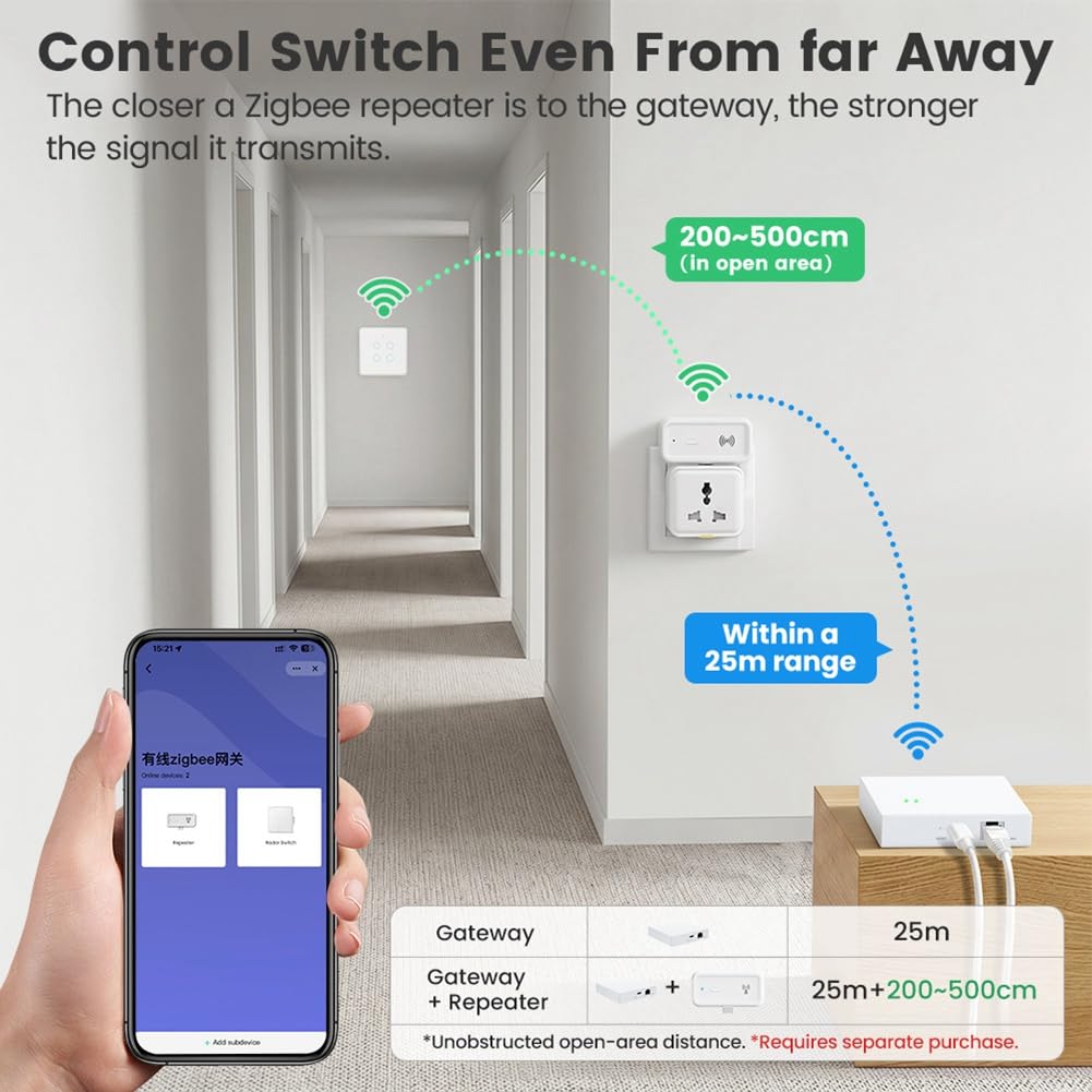 Gateway Zigbee Hub Abbinamento Rapido Scanner App Aggiunta Batch