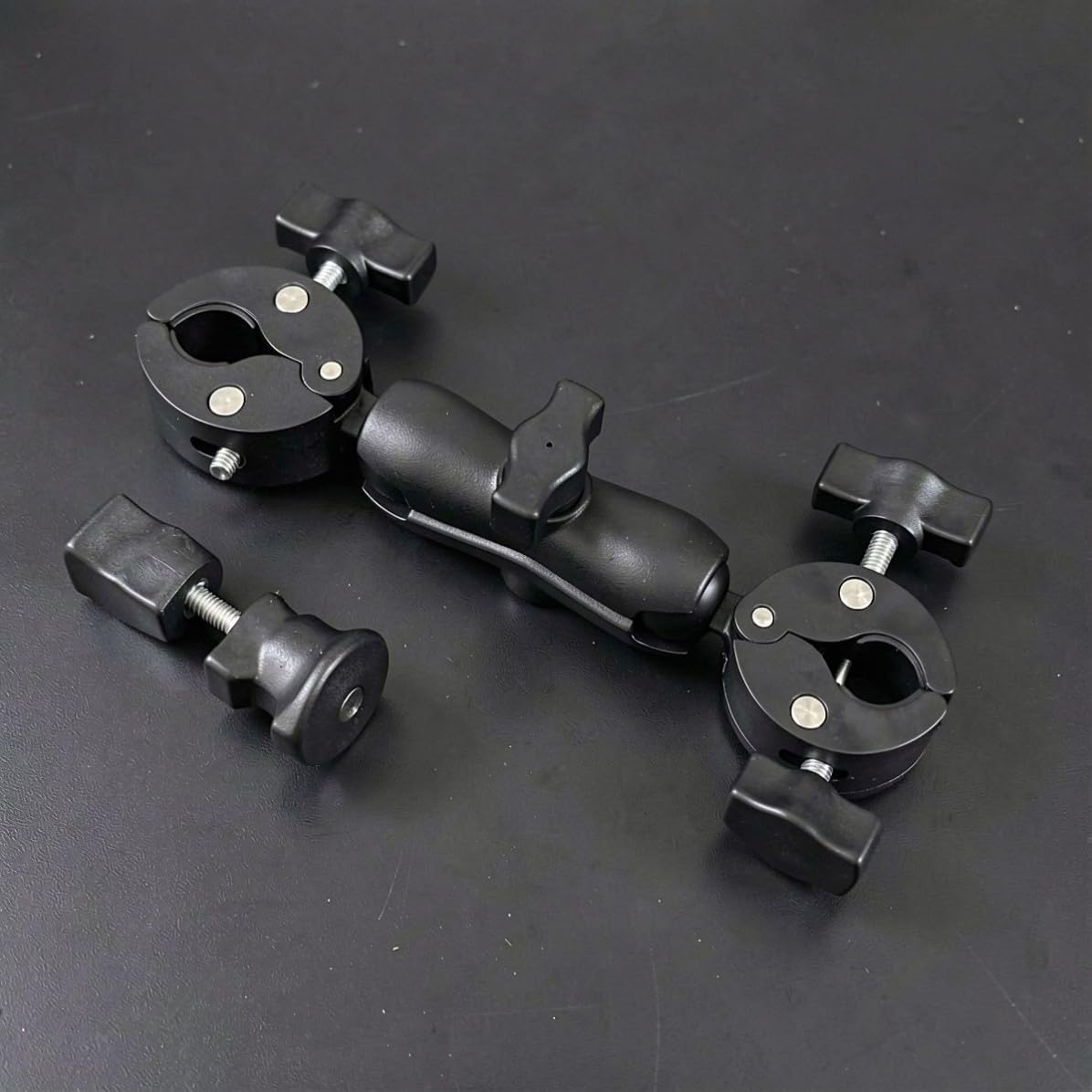 GALPADA 2 Pezzi Supporto Telefono Moto Testa a Sfera, Morsetto 1,8-4,1cm