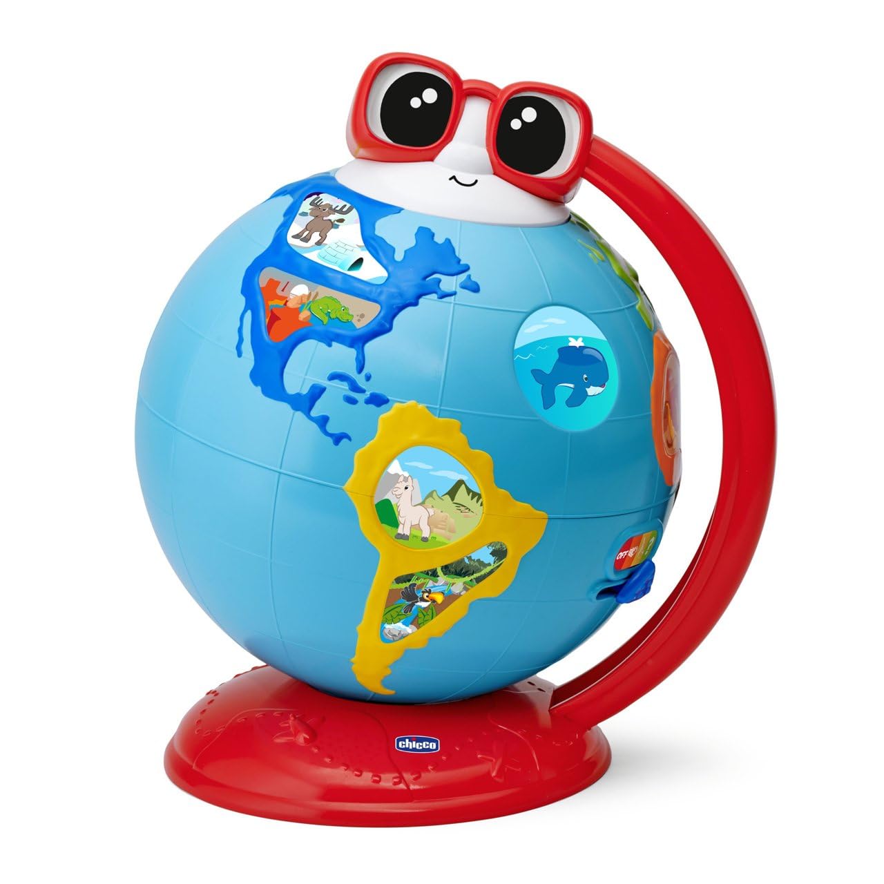 Chicco Palloncino Terracheo, Giocattolo Educativo Parlante, Per Imparare Geografia, Musica e Curiosità del Mondo, Flora e Fauna, +300 Frasi e Concorsi Canzoni, Metodo Montessori