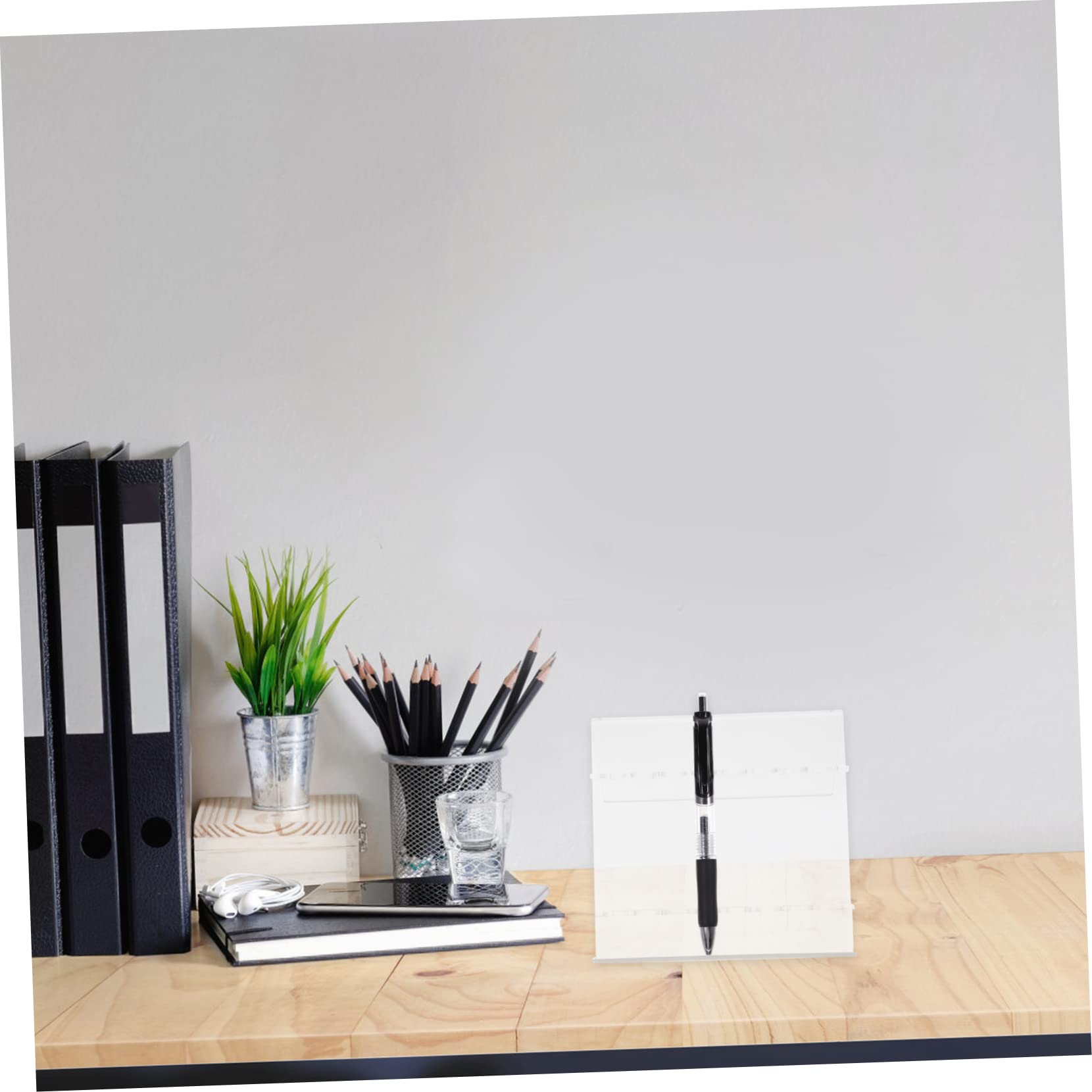 DOITOOL 3 Pezzi Porta Penna Ergonomico Gioco Di Grandi Dimensioni Display Moderno Organizzatore Blu In Piedi Rosa Pieghevole Portatile Per Matite Transparent Acrilico