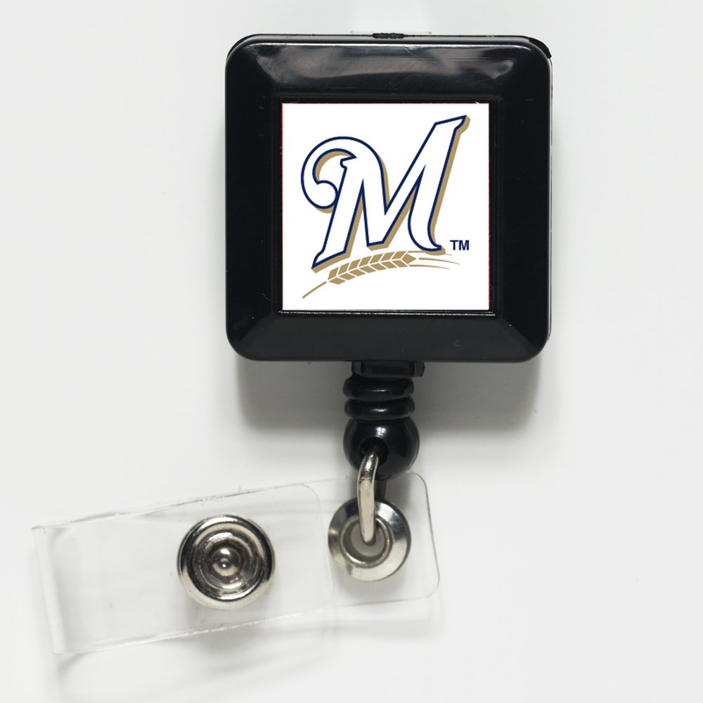 WinCraft MLB Milwaukee Brewers 15305031 Retractable Badge Holder