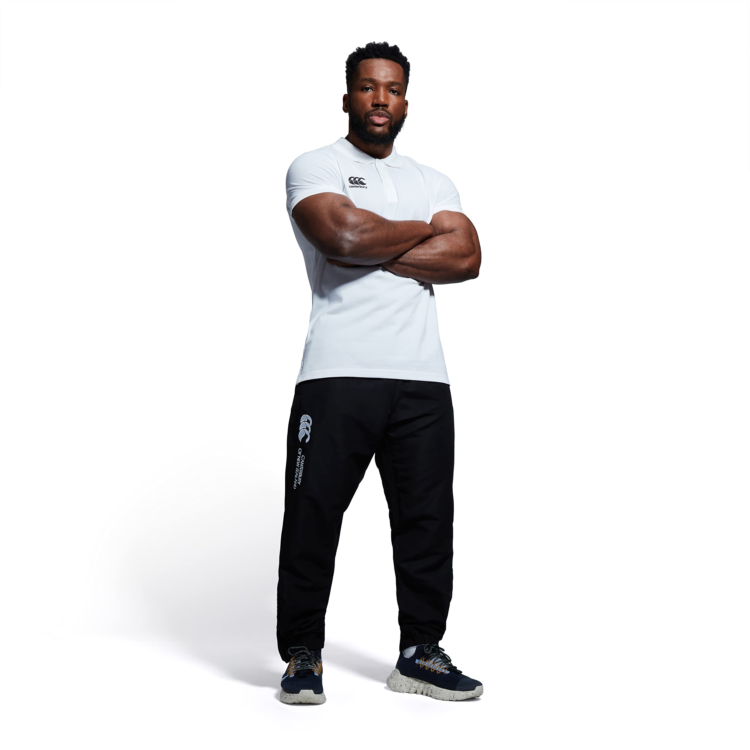 Canterbury - Pantalón Stadium negro con dobladillo