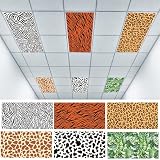 Shejdgart 6PCS Animals Print Light Covers for Ceiling Lights Classroom