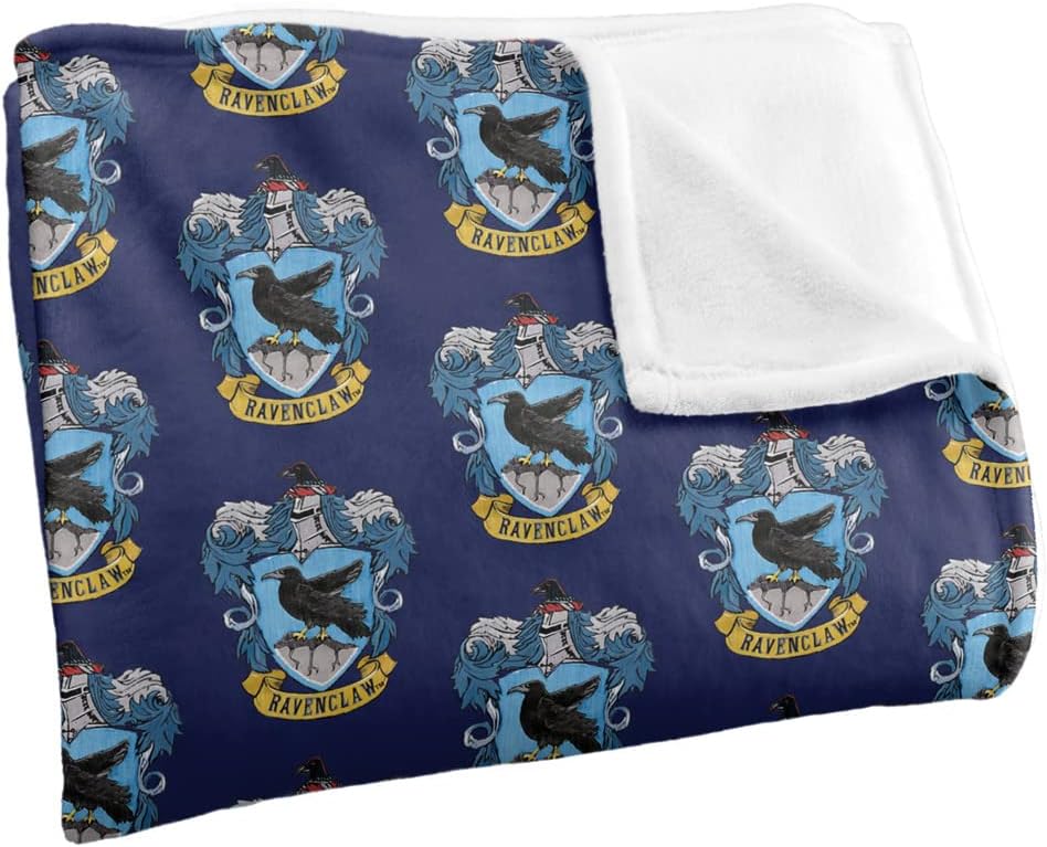 Harry Potter Ravenclaw Crest Silky Touch Super Soft Throw Blanket 36" x 58",Ravenclaw Crest