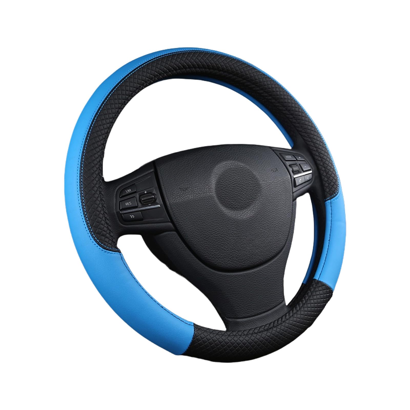 YROHGKPN Universally Nonslip Steering Wheel Cover Protector Soft PU