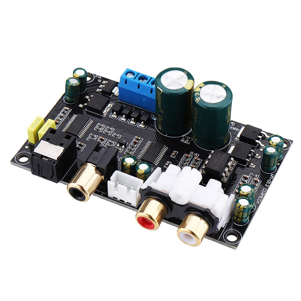 HiFi Cs8416 Cs4398 Interfaz Digital Decodificador De Audio Coaxial Óptico Spdif Dac Decodificador Soporte De Placa 24 bits 192Khz Ac12V