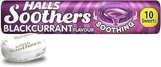 Halls Soothers Blackcurrant 45g - Pack of 20