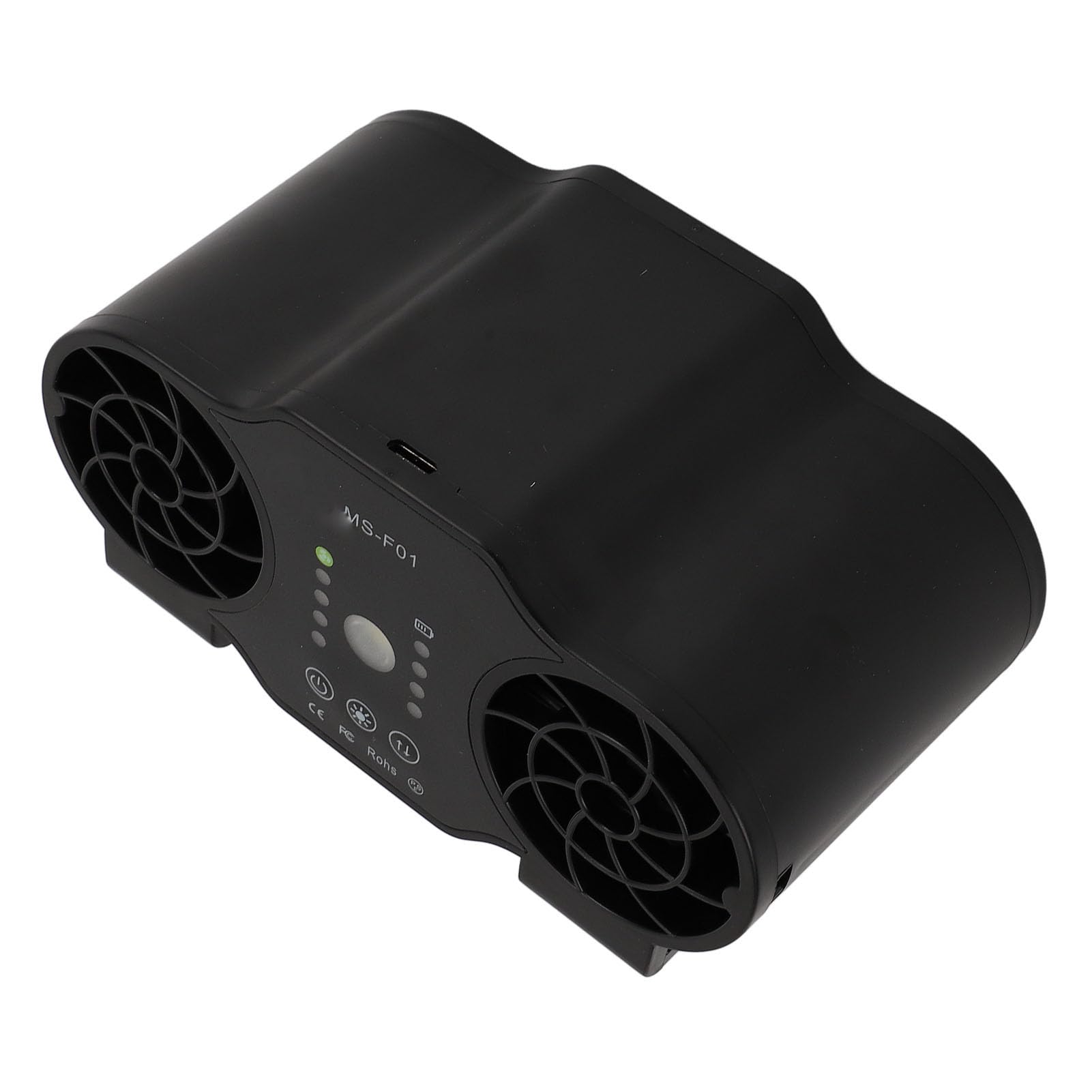 Ventilador de cintura con doble flujo de aire y potente refrigeración