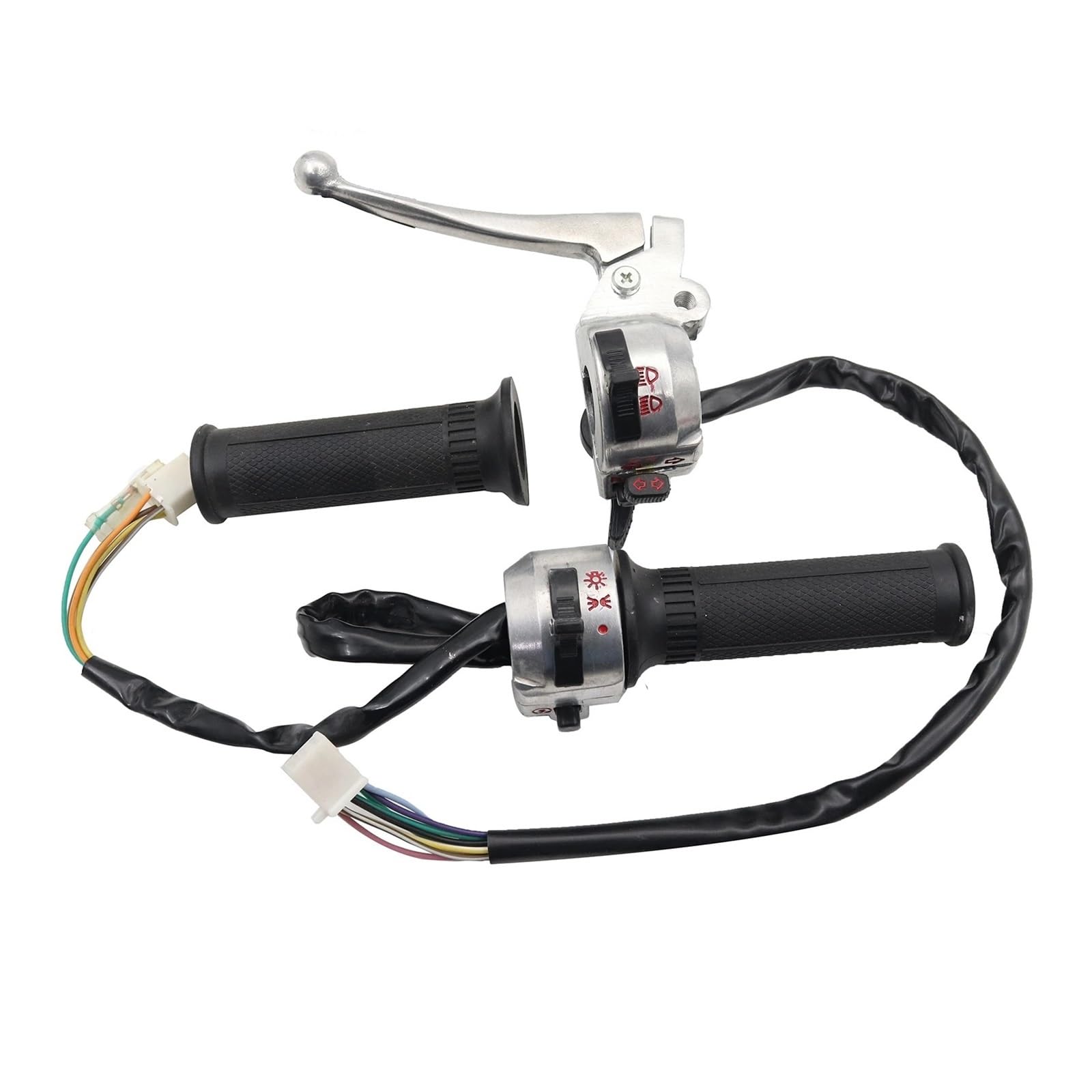 Empuñaduras Manillar Empuñaduras De Interruptor De Manillar Derecho E Izquierdo De Motocicleta para Z50 Z50A Z50J Z50R Trail para Monkey Piezas De Mono Funda De Goma para Manillar