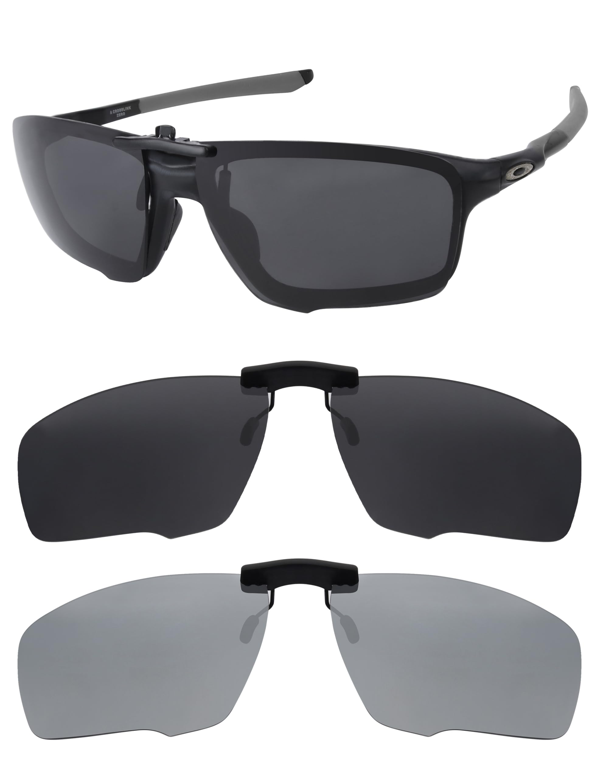 Amazon.co.jp: HILEEN 偏光クリップオンサングラス Oakley Crosslink